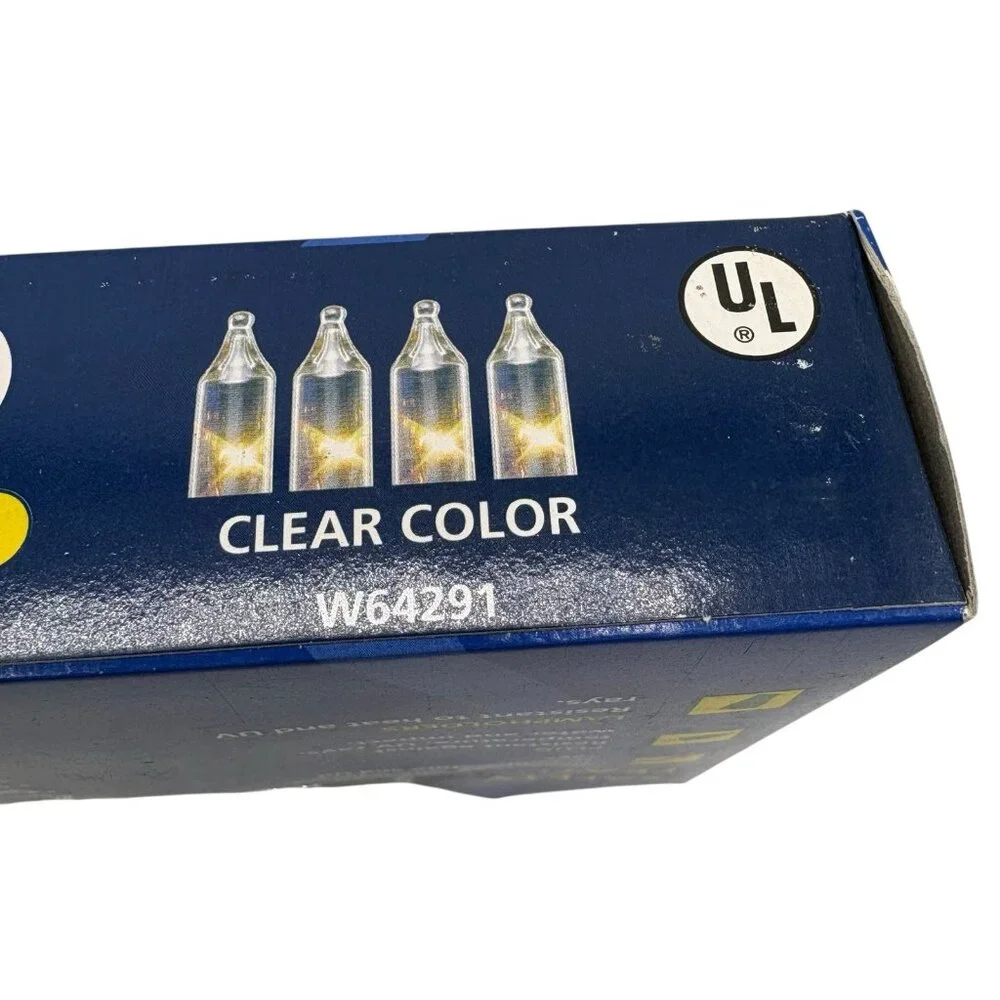 Westinghouse 100 Clear Mini Christmas Lights Outdoor Indoor 34 Ft Add A Set UL